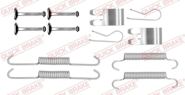 1050013 Quick Brake Комплект монтажный задних барабанных колодок